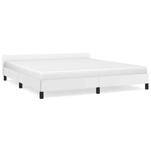 Estrutura De Cama Dupla para adultos c cabeceira - 180x200 cm branco