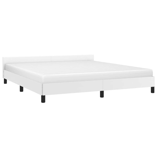 Estrutura De Cama Dupla para adultos c cabeceira - 180x200 cm branco