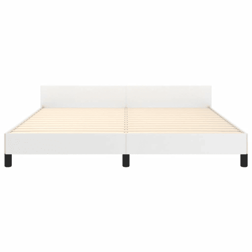 Estrutura De Cama Dupla para adultos c cabeceira - 180x200 cm branco