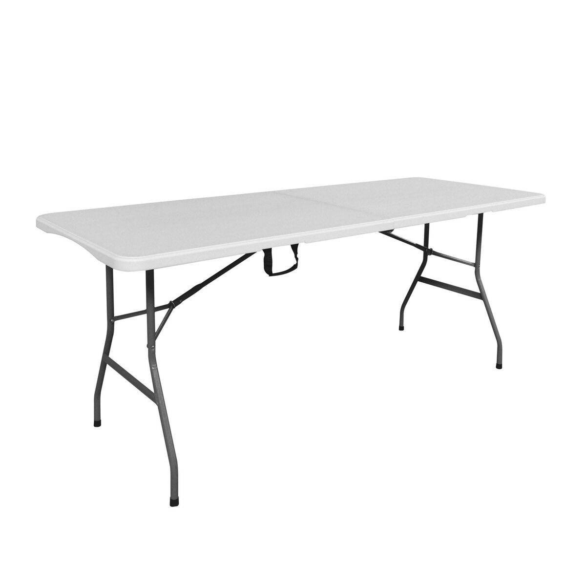 Well home - mesa pleglable multifuncional   180 x 70 x 74 cm con cierre de plástico