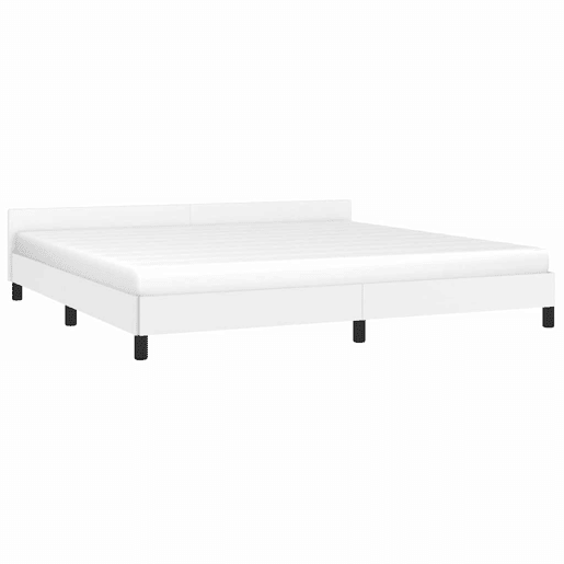 Estrutura De Cama Dupla para adultos c cabeceira - 200x200 cm branco