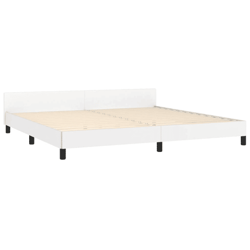 Estrutura De Cama Dupla para adultos c cabeceira - 200x200 cm branco
