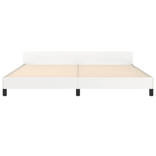 Estrutura De Cama Dupla para adultos c cabeceira - 200x200 cm branco