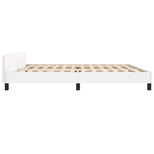 Estrutura De Cama Dupla para adultos c cabeceira - 200x200 cm branco