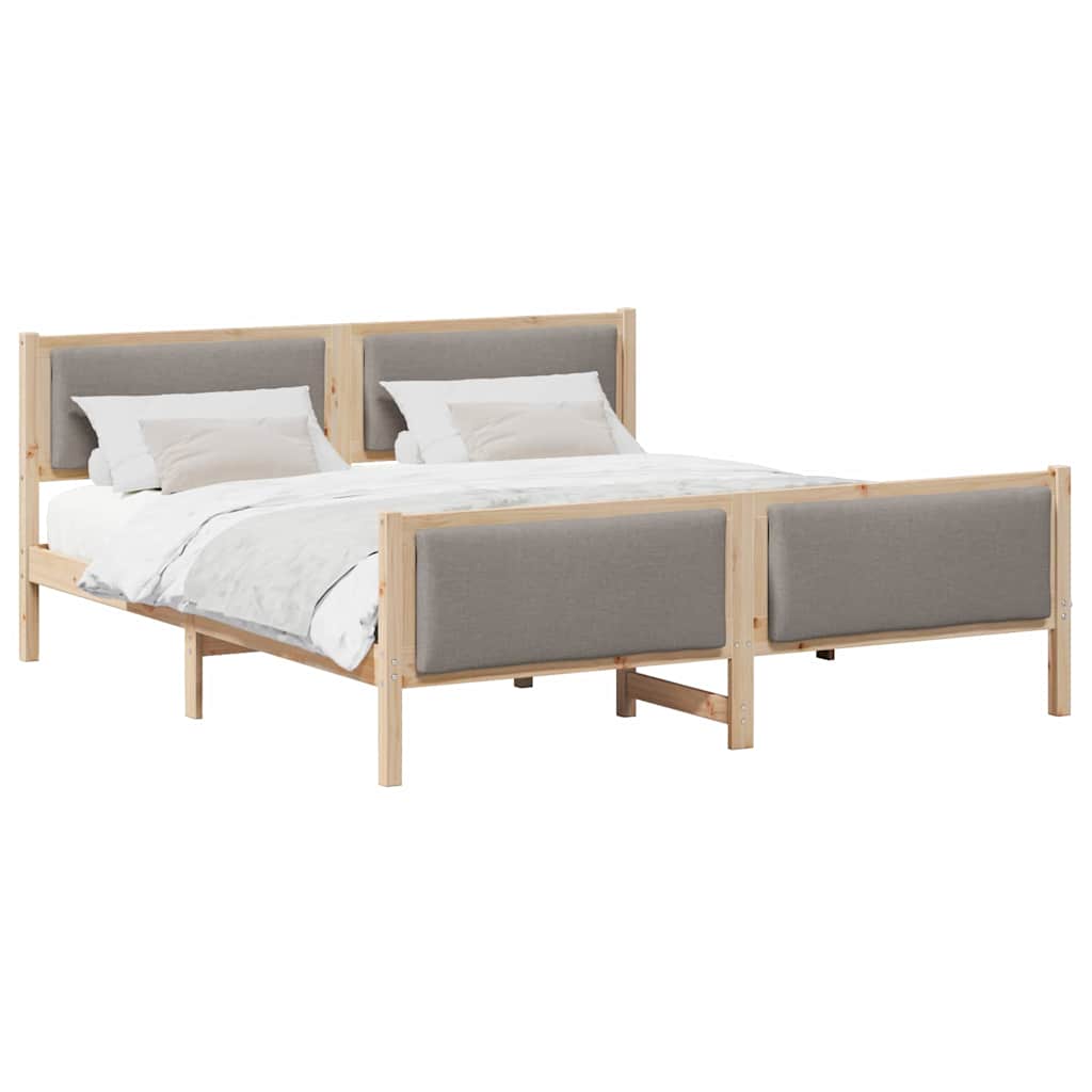 Estructura De Cama Doble Matrimonial 185x209 Marrón
