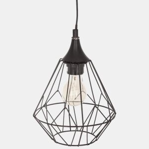 Luminária de teto pendente de metal