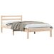 Estructura de cama individual para adultos 105x225 Estructura de cama individual para adultos 105x225 Natural