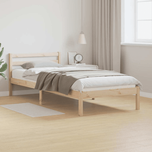 Estrutura De Cama De Casal King Size - Castanho 225,5 x 105,5 x 69,5 cm