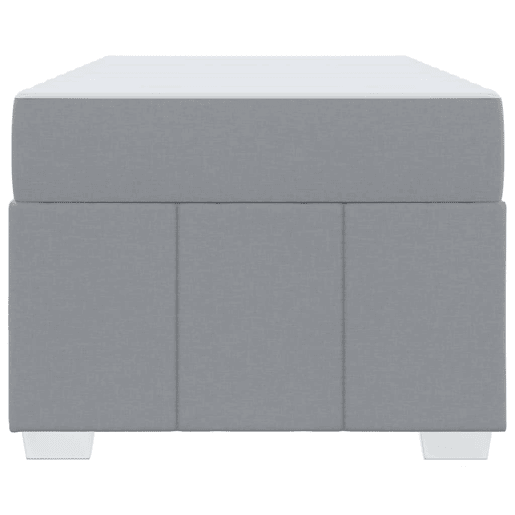 Estrutura De Cama De Solteiro Simple - Cinzento-claro 120 x 190 cm tecido