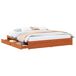 Estructura de cama matrimonial 185x205 Estructura de cama matrimonial 185x205 Marrón