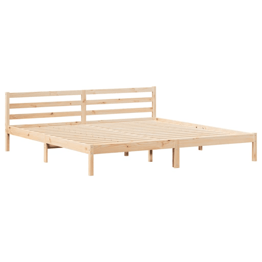 Estrutura De Cama De Casal King Size - Castanho 225,5 x 185,5 x 69,5 cm