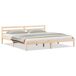 Estructura de cama matrimonial 185x225 Estructura de cama matrimonial 185x225 Natural