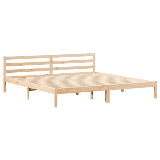 Estrutura De Cama De Casal King Size - Castanho 225,5 x 205,5 x 69,5 cm