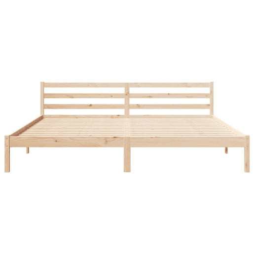 Estrutura De Cama De Casal King Size - Castanho 225,5 x 205,5 x 69,5 cm