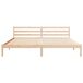 Estructura de cama matrimonial 205x225 Estructura de cama matrimonial 205x225 Natural