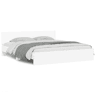 Estrutura de Cama de casal moderno com cabeceira 180x200 cm branco
