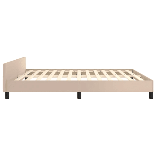Estrutura Cama de casal para adultos c cabeceira sem colchão 180x200 cm cappuccino