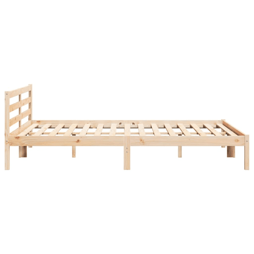 Estrutura De Cama De Casal King Size - Castanho 215,5 x 185,5 x 69,5 cm