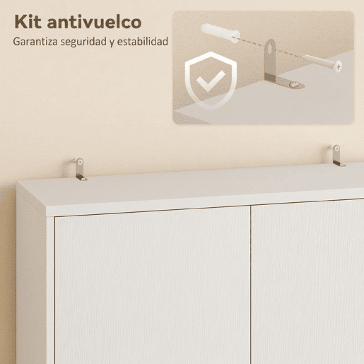 HOMCOM Móvel Auxiliar de Cozinha Aparador de Cozinha com Suporte para Micro-ondas 2 Gavetas 2 Portas Prateleira Ajustável e Painel Perfurado de Metal com 4 Ganchos para Sala 60x40x170 cm, Branco