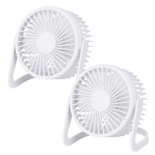 Conjunto de 2 ventiladores de mesa Well Home