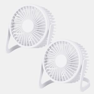 Conjunto de 2 ventiladores de mesa Well Home