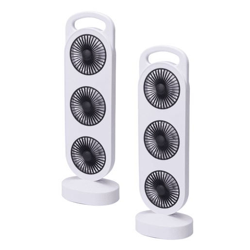 Conjunto de 4 ventiladores de mesa Well Home Conjunto de 4 ventiladores de mesa Well Home