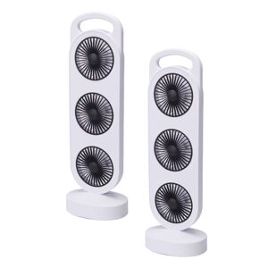 Conjunto de 4 ventiladores de mesa Well Home