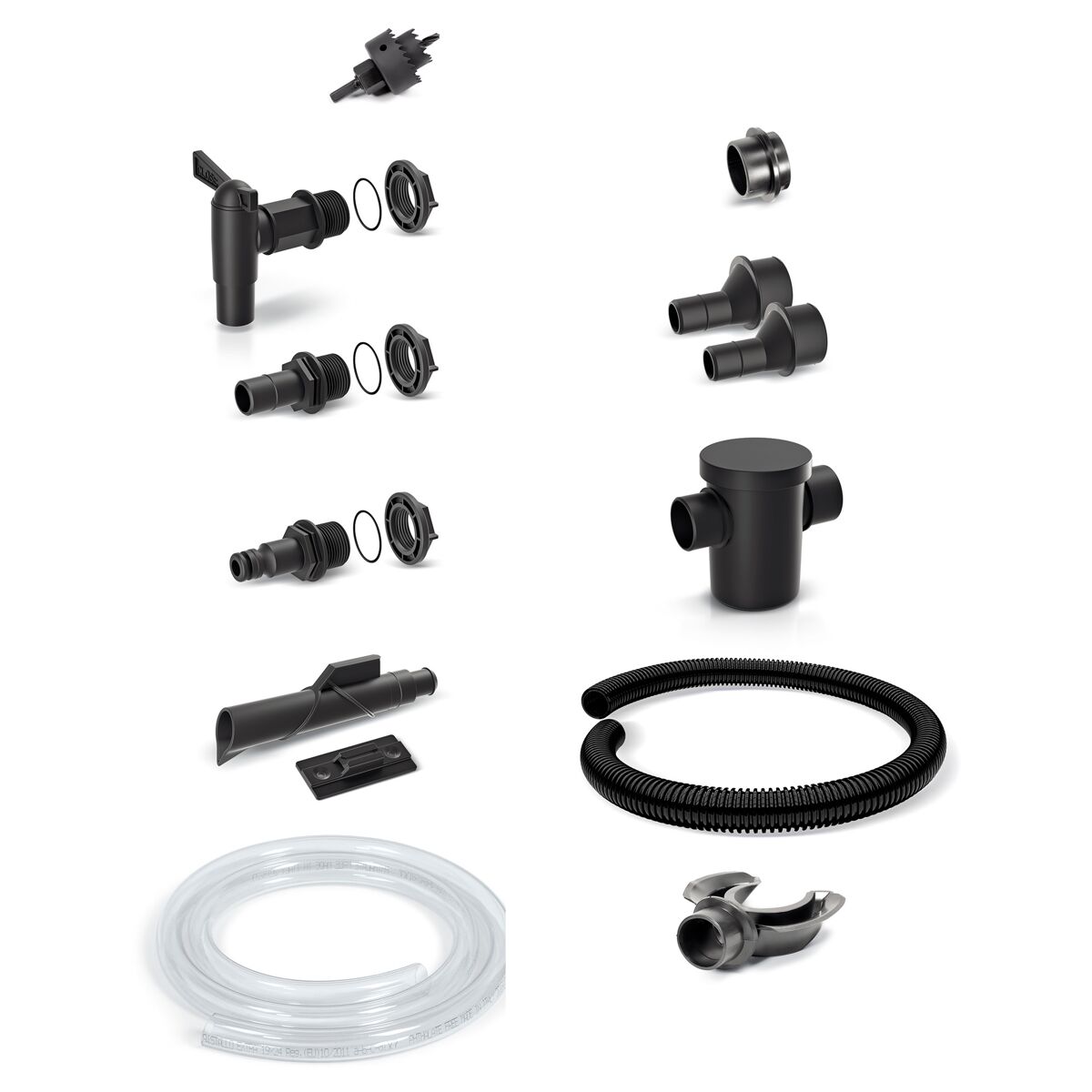 Set de accesorios para depósitos/barriles de agua de lluvia