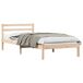 Estructura de cama individual para adultos 85x215 Estructura de cama individual para adultos 85x215 Natural