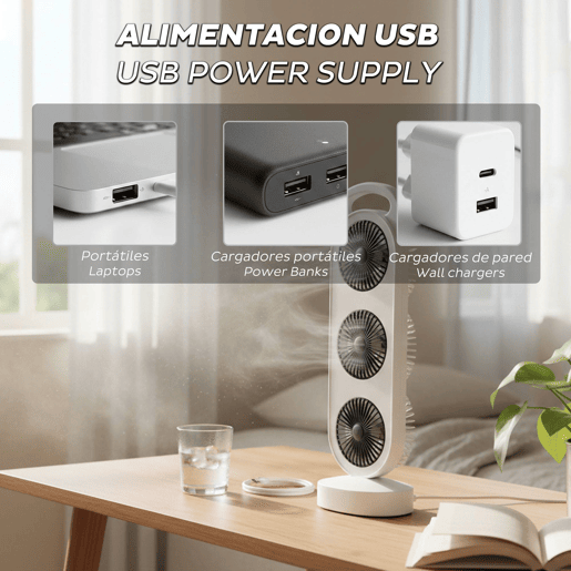 Ventilador USB Well Home