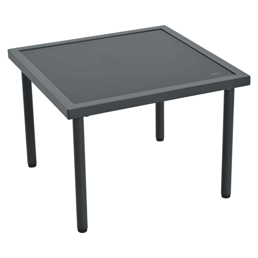 Conjunto de móveis de jardim de 6 peças - Estrutura em ferro galvanizado, sofá em corda cinzenta, mesa com tampo em vidro liso, almofadas incluídas - Cinza