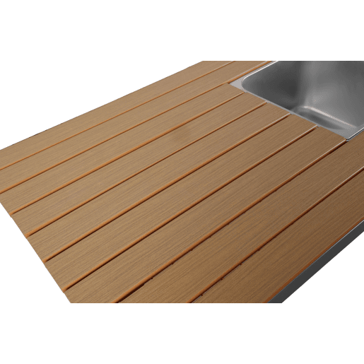 Conjunto de lounge de jardim para 6-7 pessoas - Móveis modernos, estrutura de ferro, mesa com cuba de gelo - Cinza