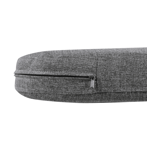 Conjunto de jardim Lounge 5 peças - Estrutura em ferro galvanizado, móveis de jardim em corda, pés ajustáveis, mesa em vidro liso - Cinza