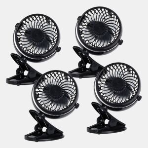 Conjunto de 4 ventiladores de clipe Well Home