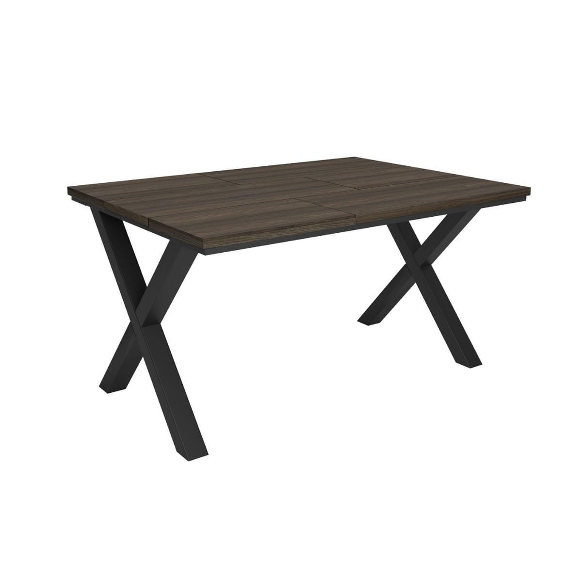 Mesa de comedor Kroma diseño fijo patas en X 194x90