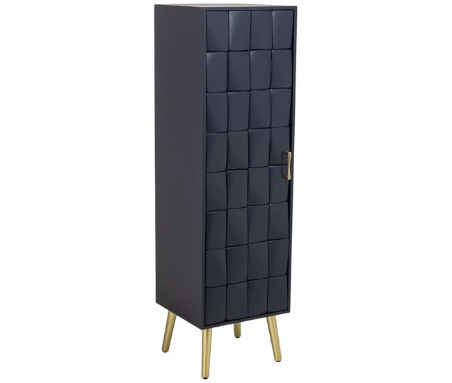 Armario de madera negro 40.5x37x139.5h cm
