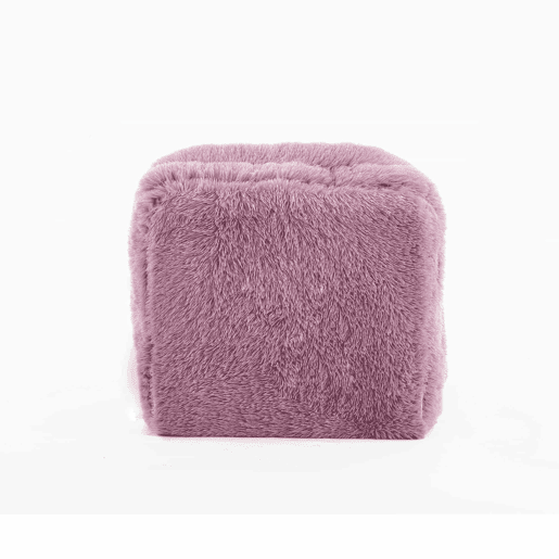 Sofá-cama tipo humano com 5 posições - ajustável, para jogos, meditação e relaxamento, tecido felpudo - Rosa