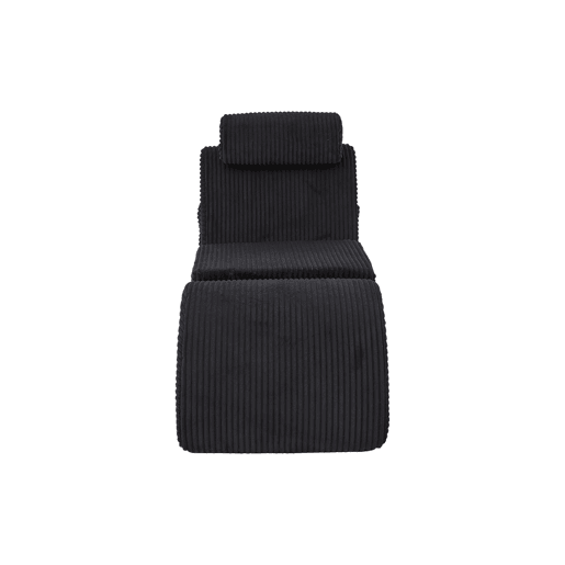 Poltrona ergonómica moderna - Design exclusivo, espuma elástica, capa removível, com bolso - Preto