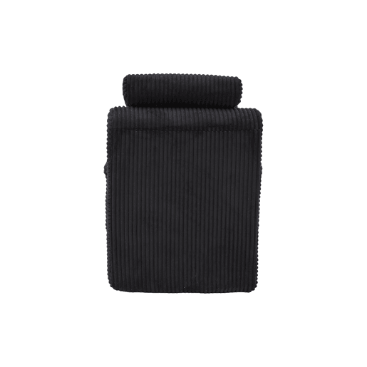 Poltrona ergonómica moderna - Design exclusivo, espuma elástica, capa removível, com bolso - Preto
