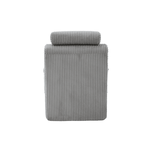 Poltrona ergonómica moderna - Design exclusivo, almofada removível, espuma de alta elasticidade - Cinza claro