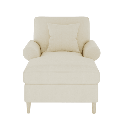 Poltrona Relax XXL - Poltrona reclinável, confortável, com estofamento em veludo - Bege