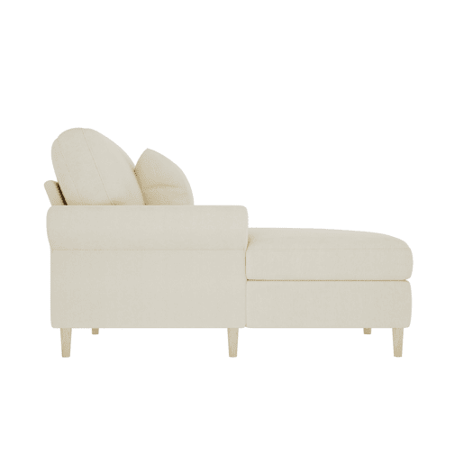 Poltrona Relax XXL - Poltrona reclinável, confortável, com estofamento em veludo - Bege