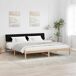 Estructura de cama matrimonial 205x214 Estructura de cama matrimonial 205x214 Blanco/ Gris Claro