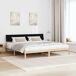Estructura de cama matrimonial 205x214 Estructura de cama matrimonial 205x214 Blanco/ Gris Claro
