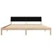 Estructura de cama matrimonial 205x214 Estructura de cama matrimonial 205x214 Blanco/ Gris Claro