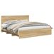 Estructura de cama matrimonial 183x210 Estructura de cama matrimonial 183x210 Gris
