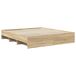 Estructura de cama matrimonial 183x210 Estructura de cama matrimonial 183x210 Gris