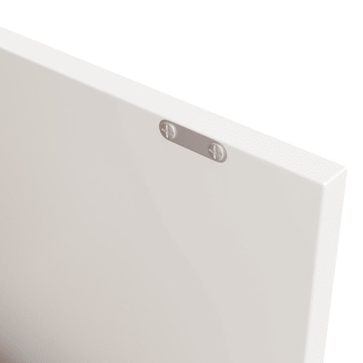 Mesa de bar giratória 105x39x102 cm - com 2 gavetas e armário com porta deslizante, 3 níveis de armazenamento aberto - branca
