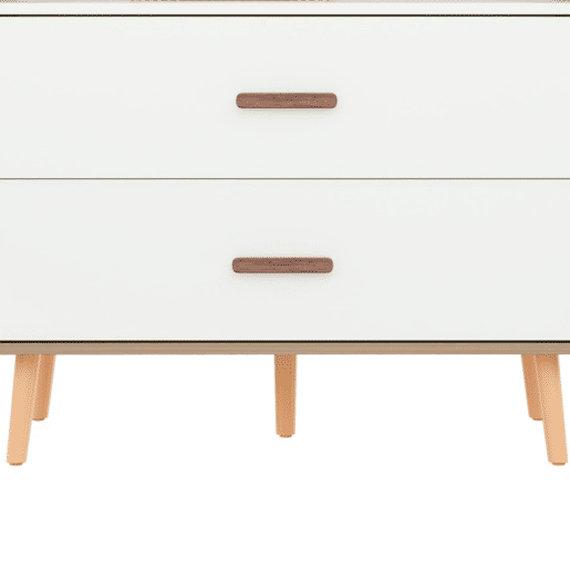 Armário infantil 80×46×141,5 cm - com barra e gavetas, portas abertas, madeira natural+branco Armário infantil 80×46×141,5 cm - com barra e gavetas, portas abertas, madeira natural+branco