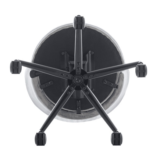 Cadeira para vestir - Design moderno - Encosto em forma de pétalas, almofada lombar em forma de borboleta, altura ajustável, almofada macia - Cinza